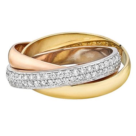 cartier gold rong|cartier trinity gold rings.